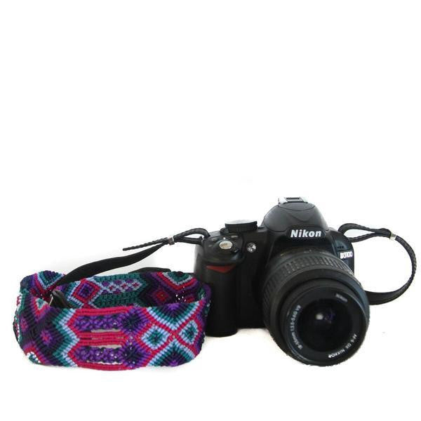 Camera Strap - Dark Magenta