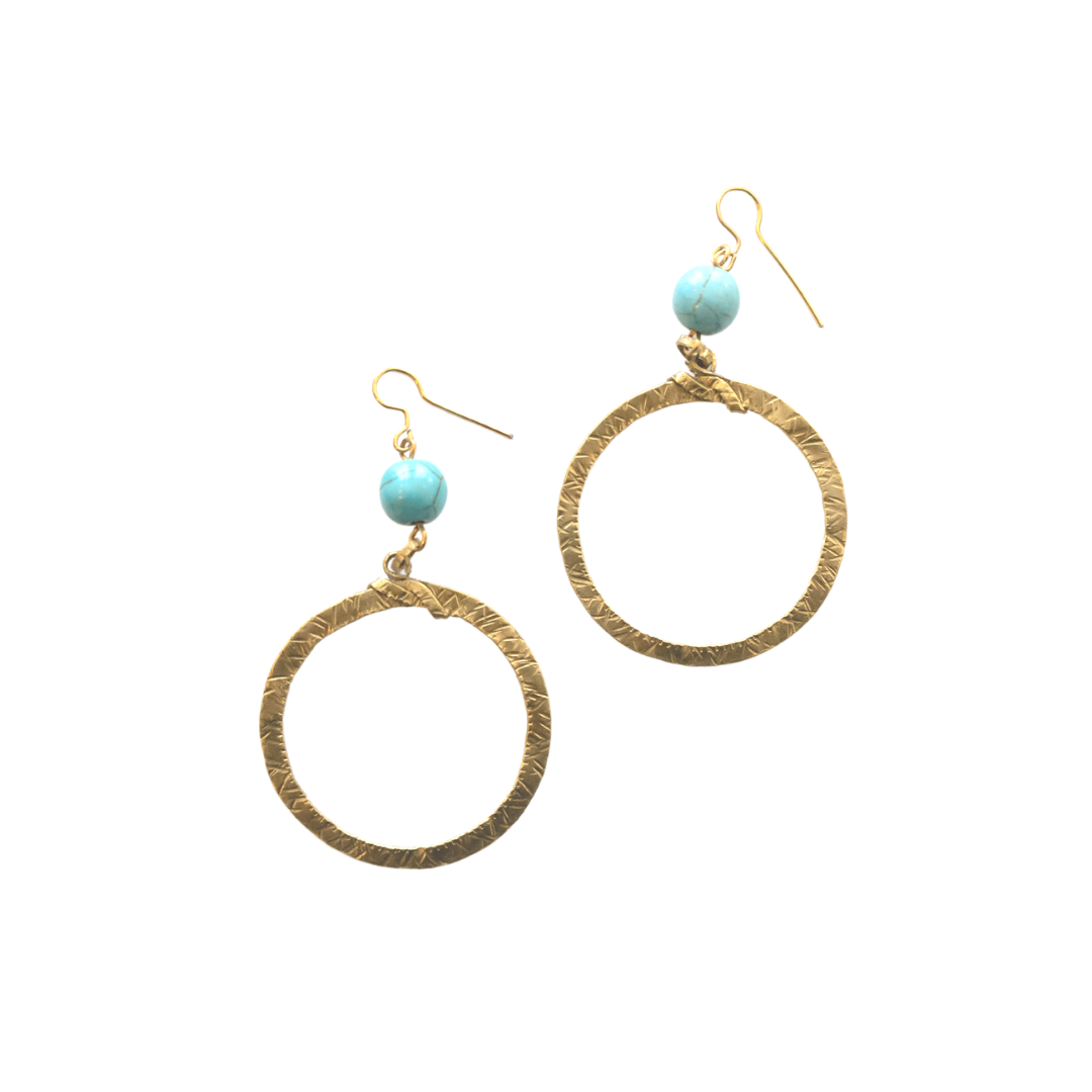 Brass Earring Small Hoop