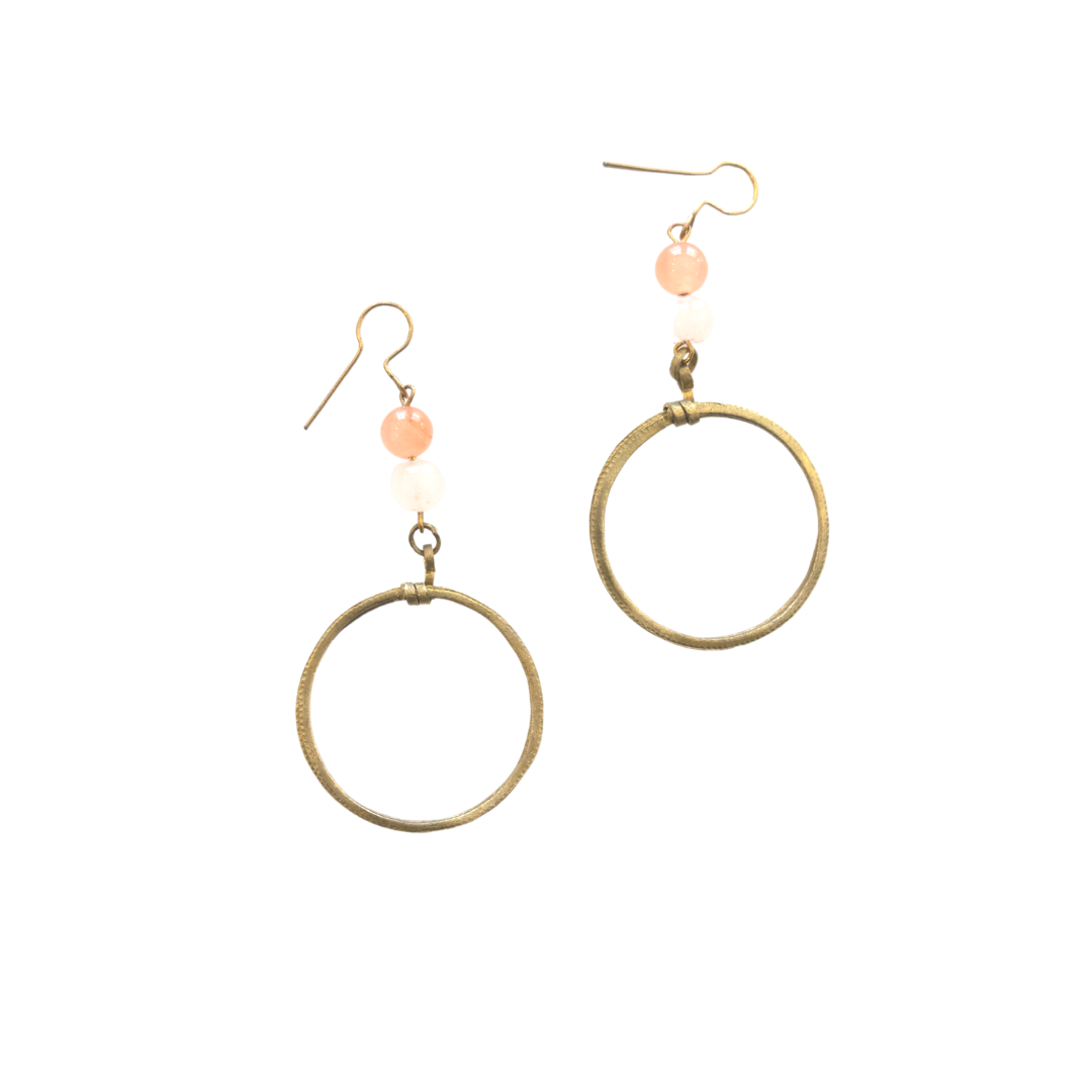Brass Earring Small Hoop