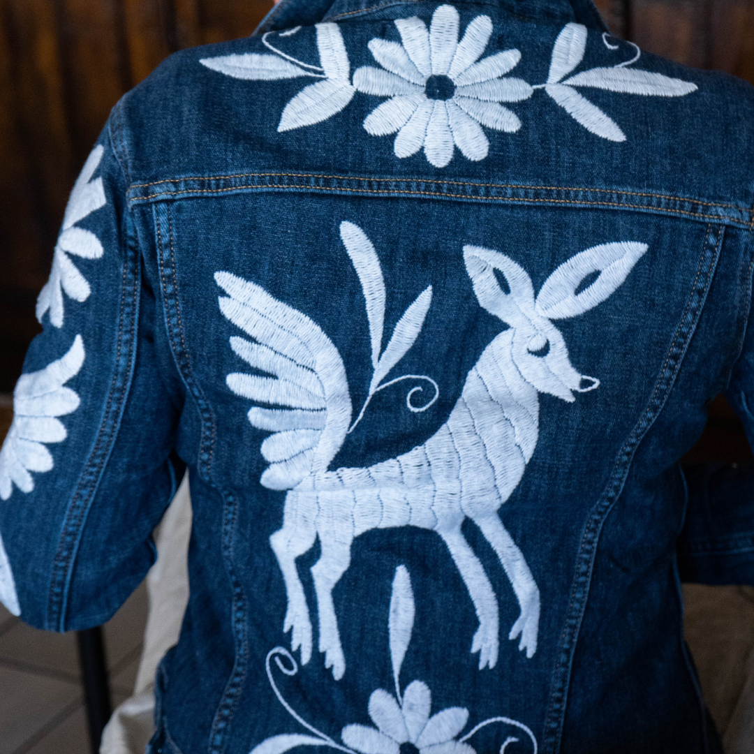 Denim Jacket Otomi White