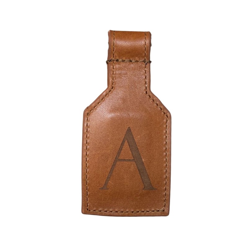 Leather & Telar Hat Holder - Honey