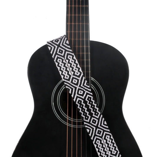 Black Classic Guitar Strap