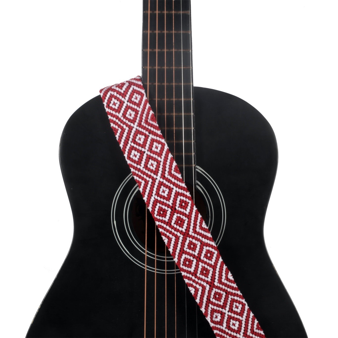 Red Classic Guitar Strap
