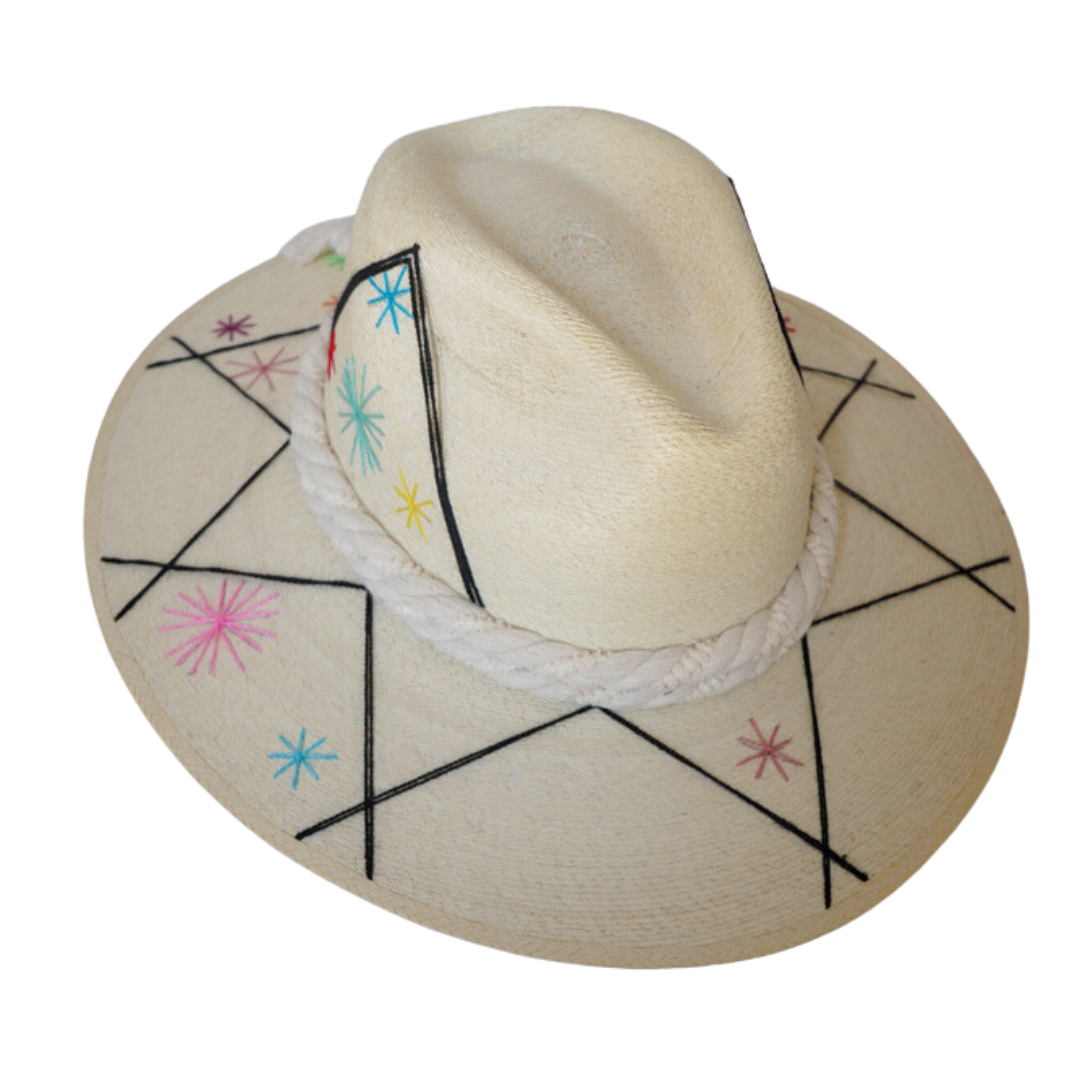Palm Embroidered Hat