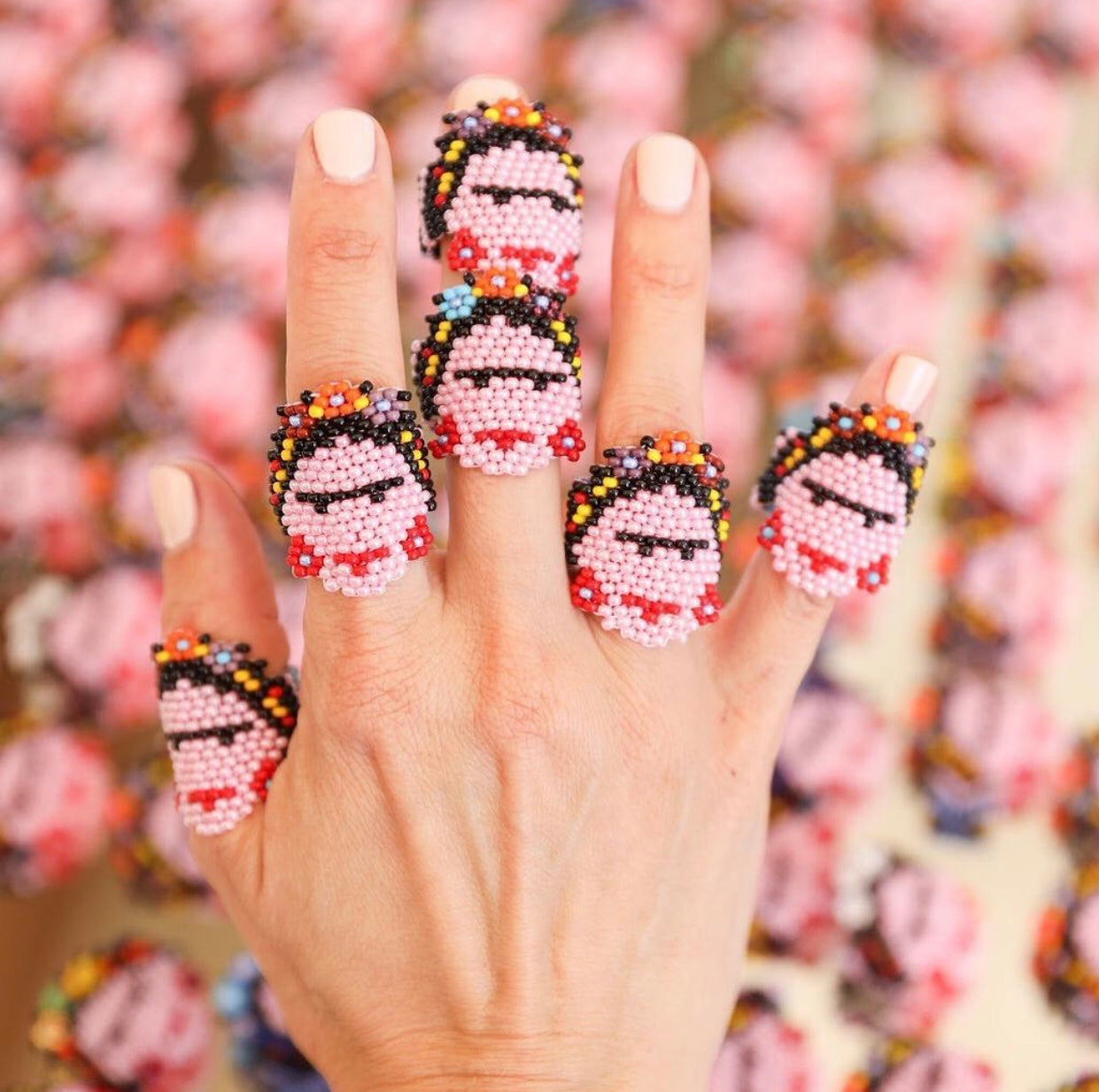 Frida Beaded Ring