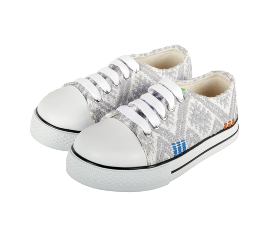 Kids Tennis Shoe- Grey