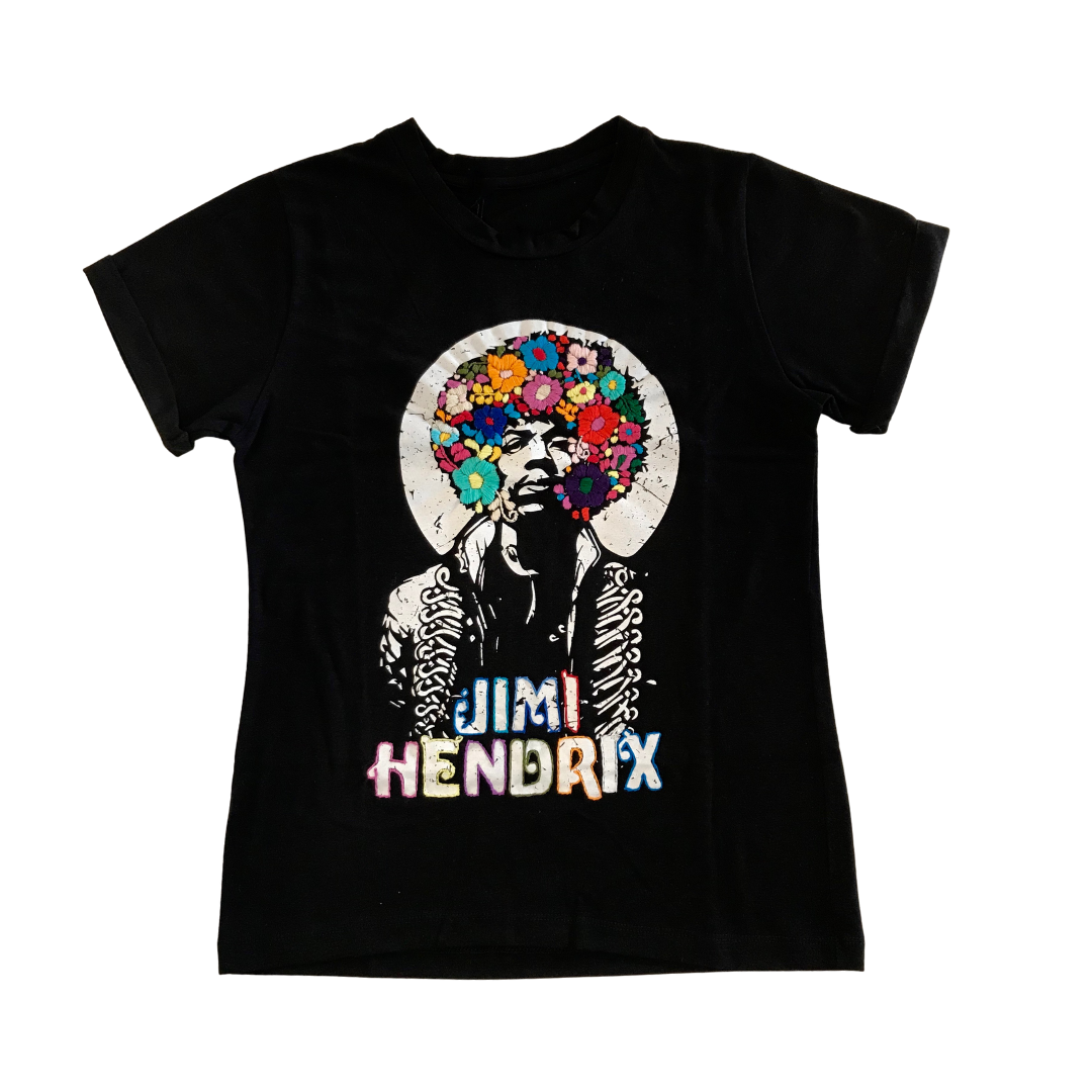 jimi hendrix t shirt dress Jimi Hendrix Art Print T-Shirt Dress