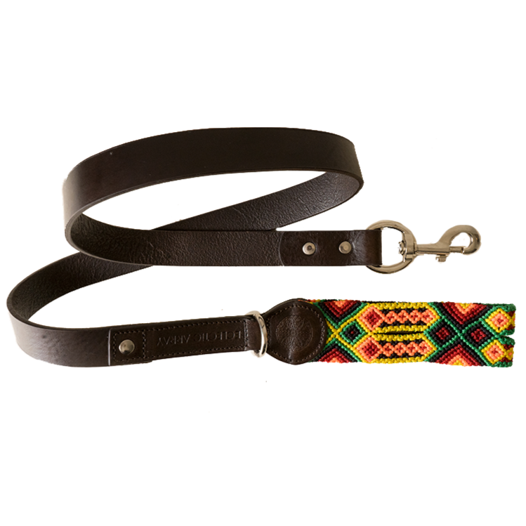 Rasta - Leather Dog Leash