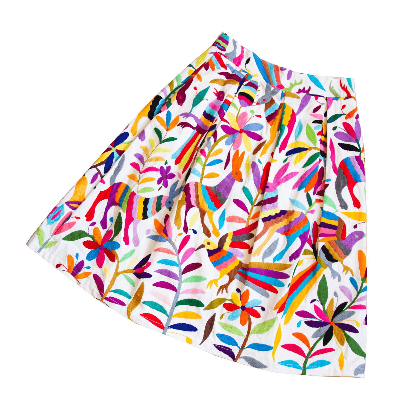 Embroidered Otomi Skirt