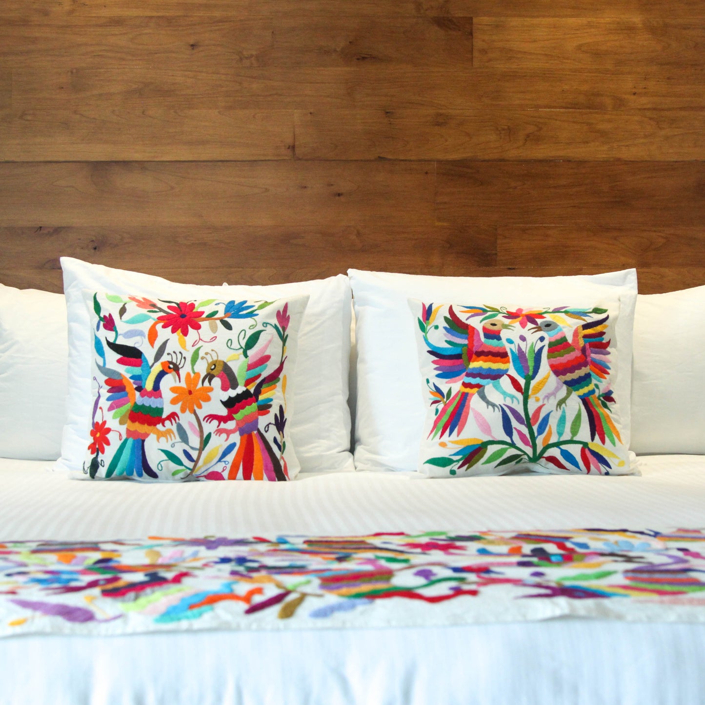 Otomi Hand Embroidered Pillow Case