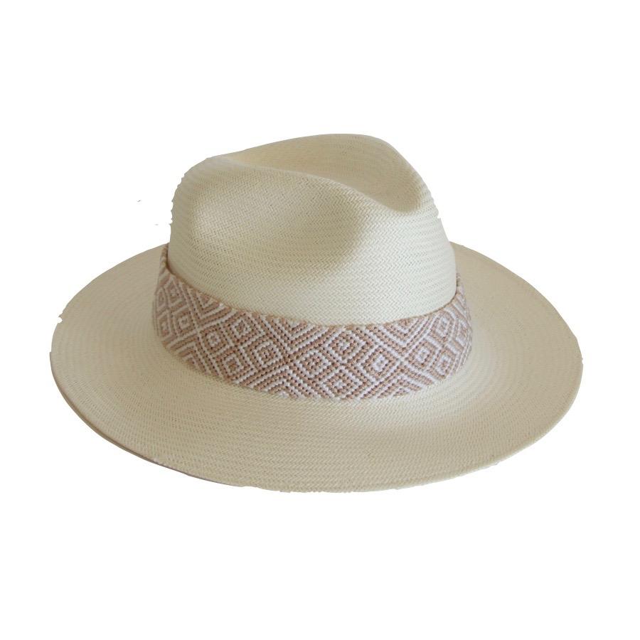 Falcon Hat - Cream (Palm And Rice Paper)