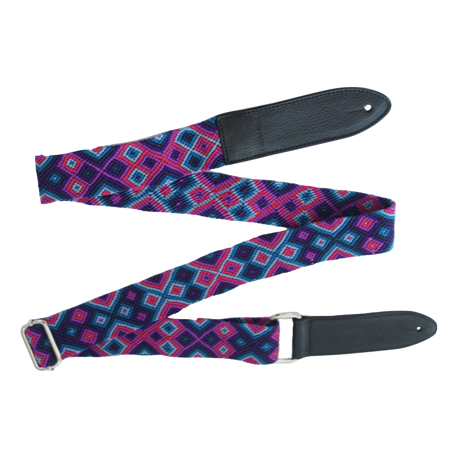 Dark Magenta Guitar Strap