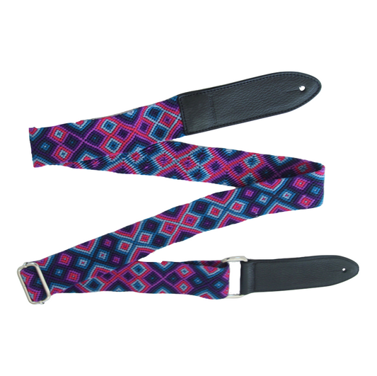 Dark Magenta Guitar Strap