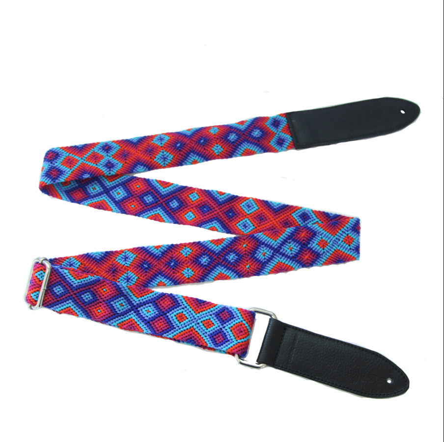 Fiesta Blue Guitar Strap