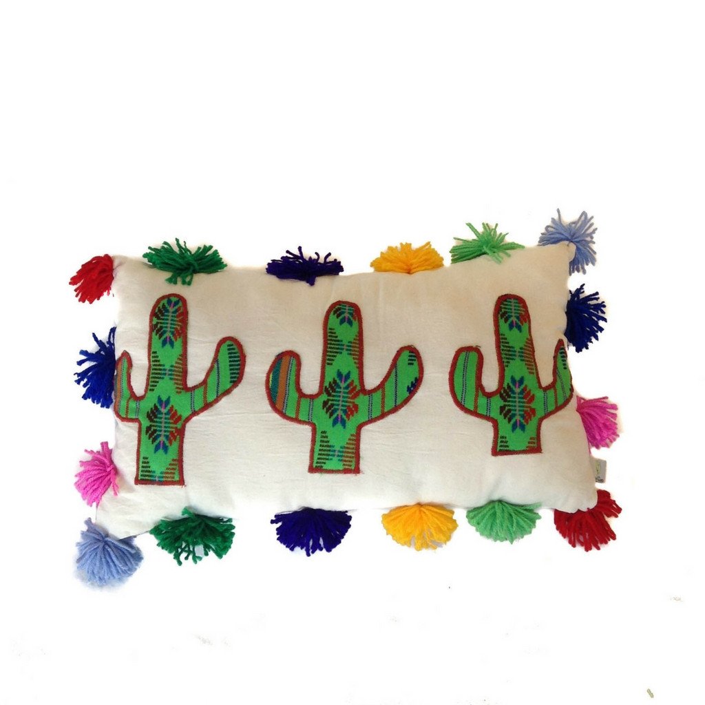 Multi Cactus Pillow Case