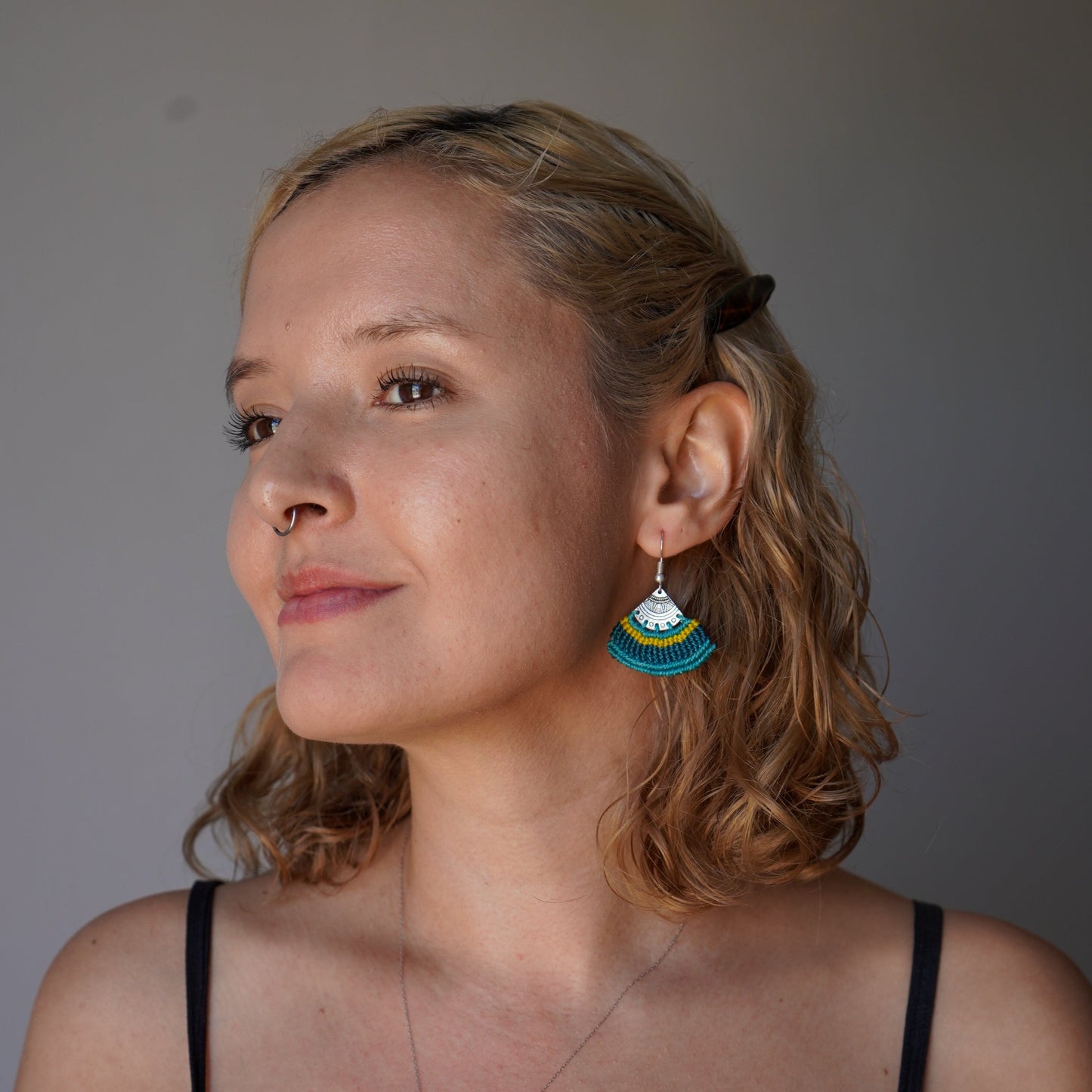 Tribal Macrame Earrings