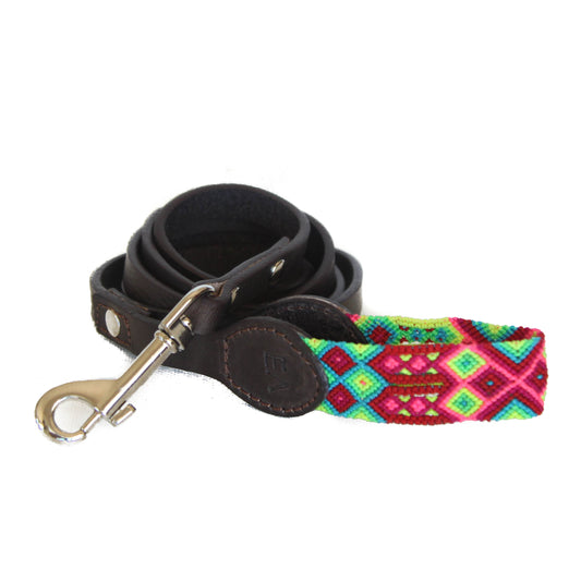 Neon - Leather Dog Leash