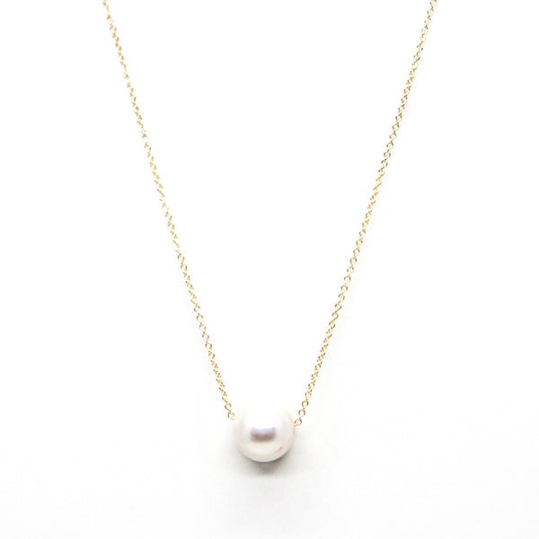Collar Sencillo Perla Blanca