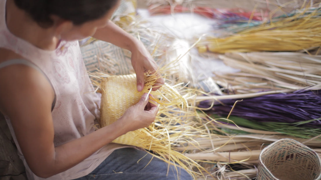 Artisan Series Ep. 4: Laura. The artisan behind palm weaving.