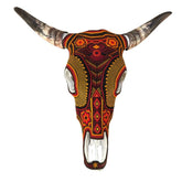 Beaded Huichol Skull N13