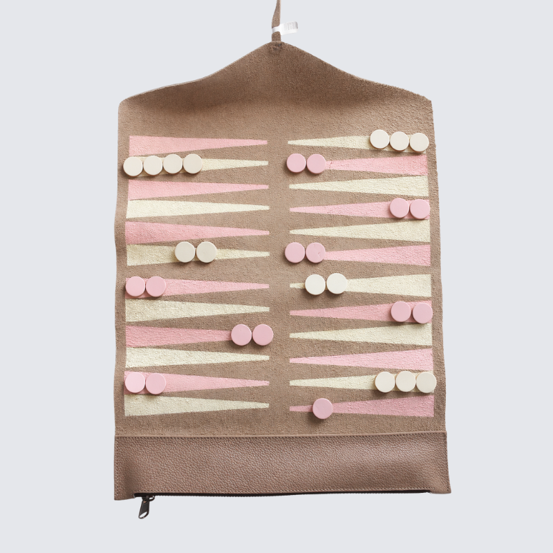 Leather Backgammon Set