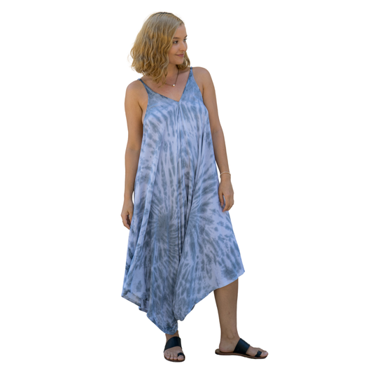 Romper Shibori White / Black