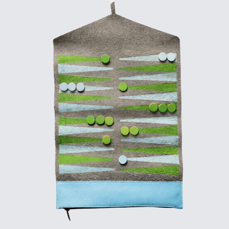 Leather Backgammon Set