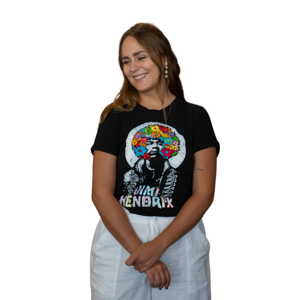 T-Shirt Jimi Hendrix Women – Eclectic Array - Nevis / Mexico T-Shirt Jimi Hendrix Women – Eclectic Array - Nevis / Mexico
