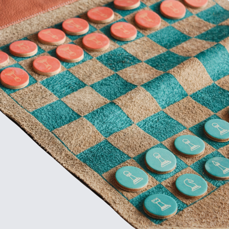 Leather Chess Set