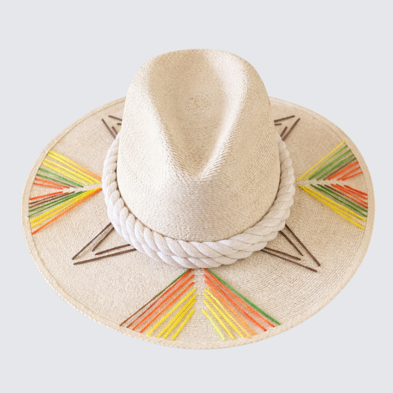Palm Embroidered Hat