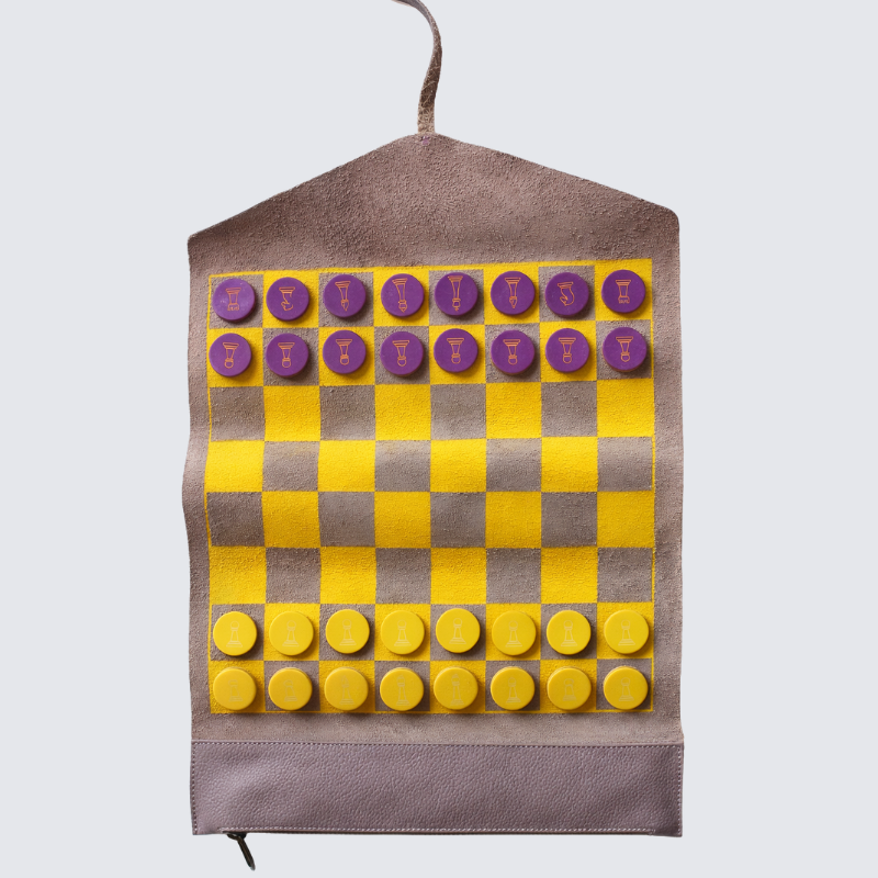 Leather Chess Set