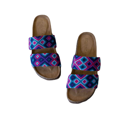 Chiapas Sandals Dark Margenta