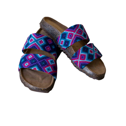 Chiapas Sandals Dark Margenta