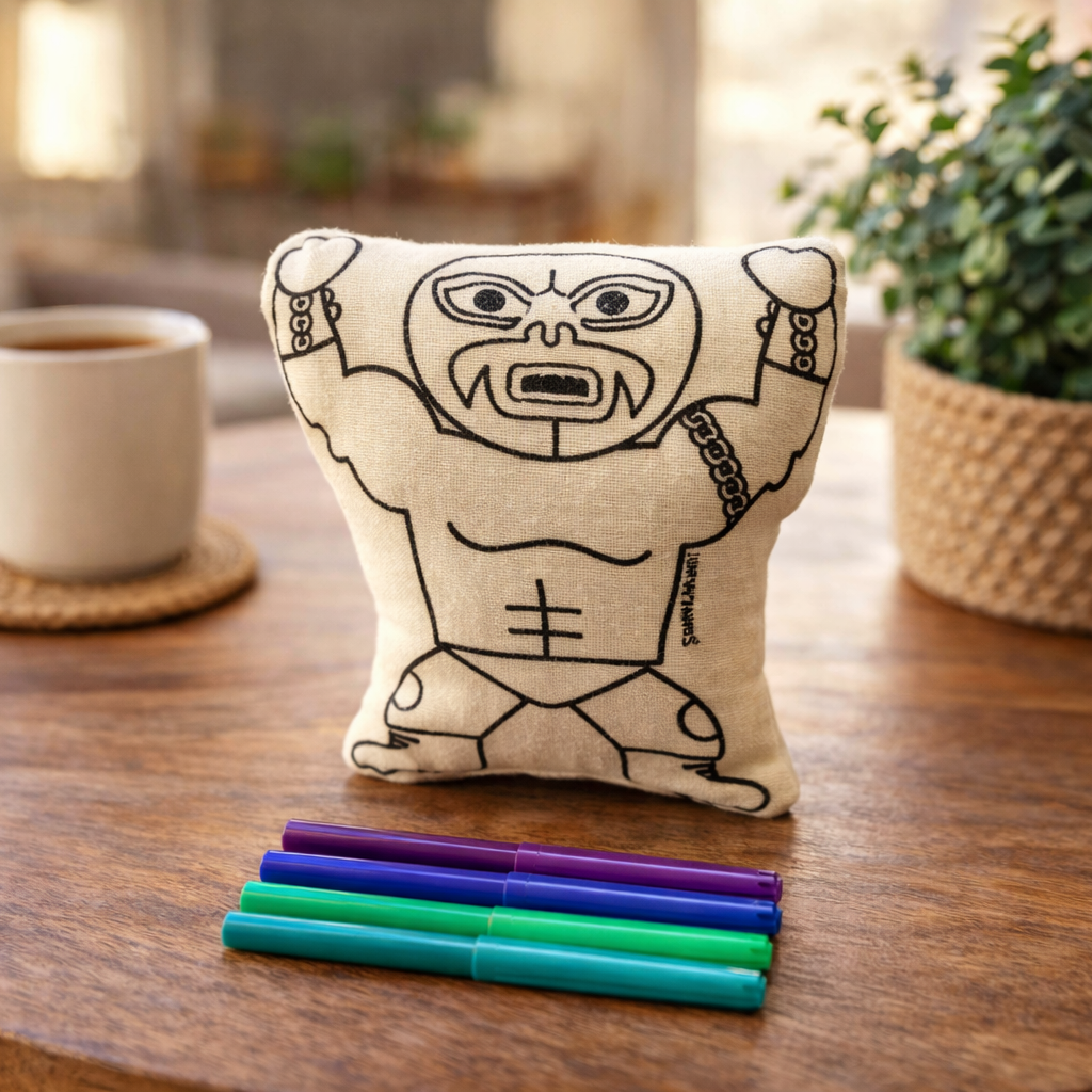 Amigo Lavable Luchador – Washable Coloring Friend