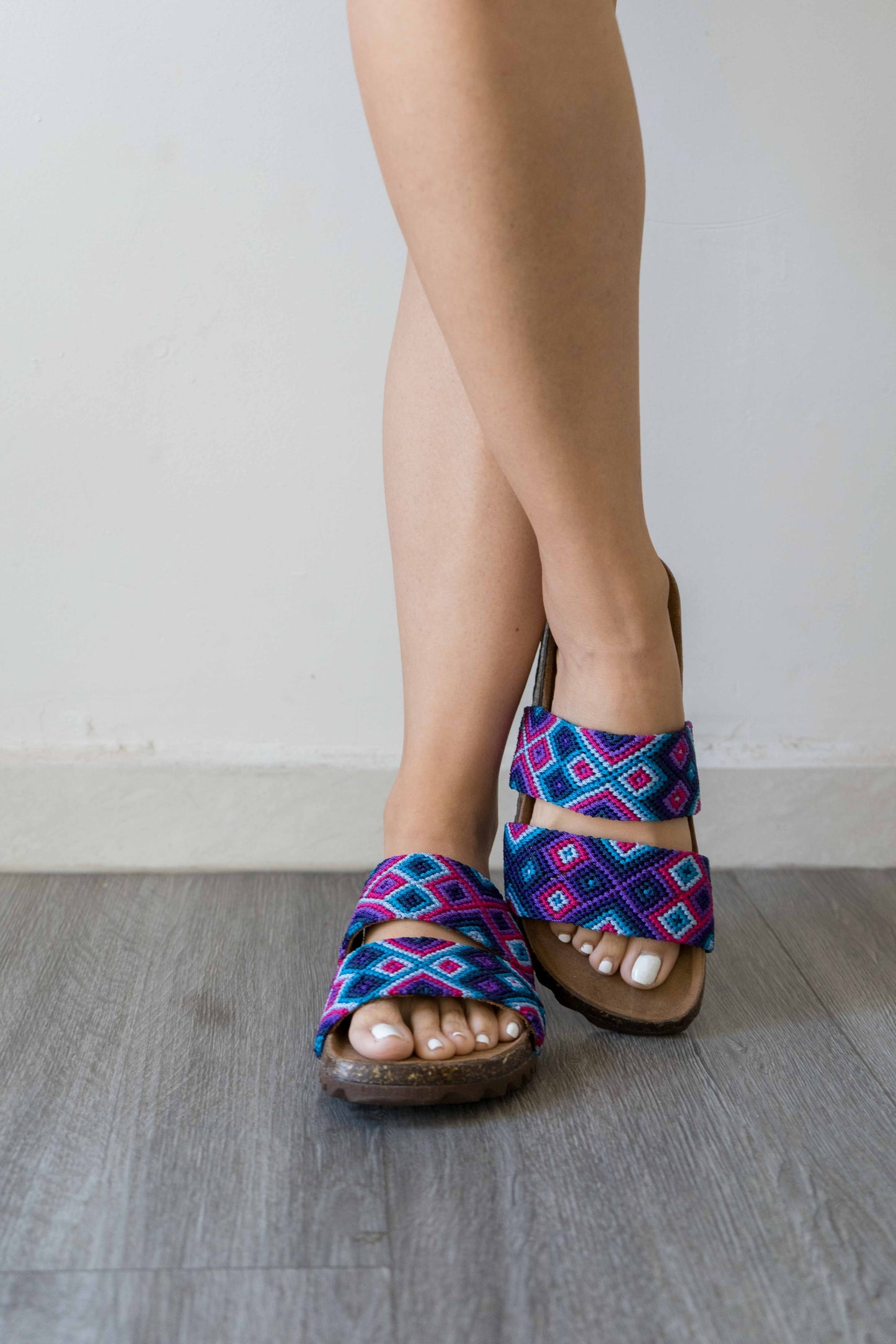 Chiapas Sandals Dark Margenta