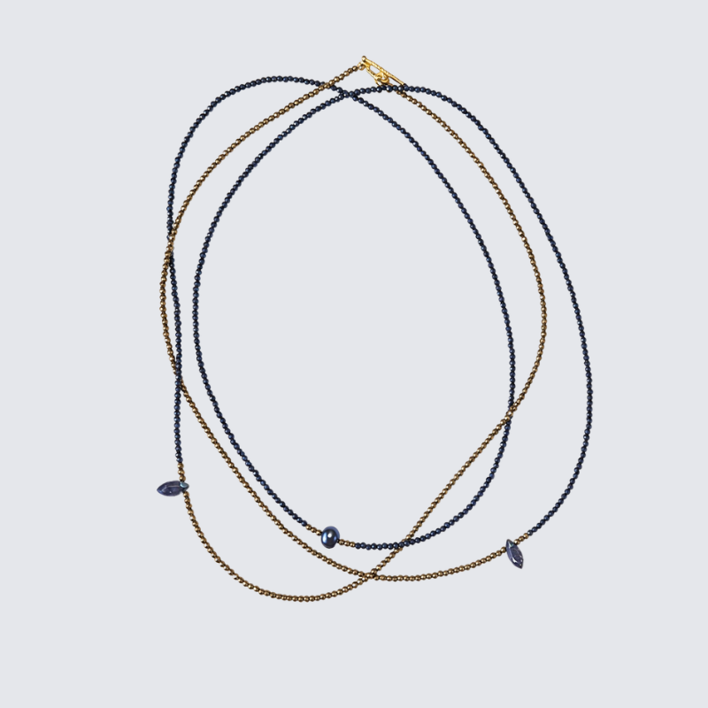 Multi-Wrap Gemstone Necklace