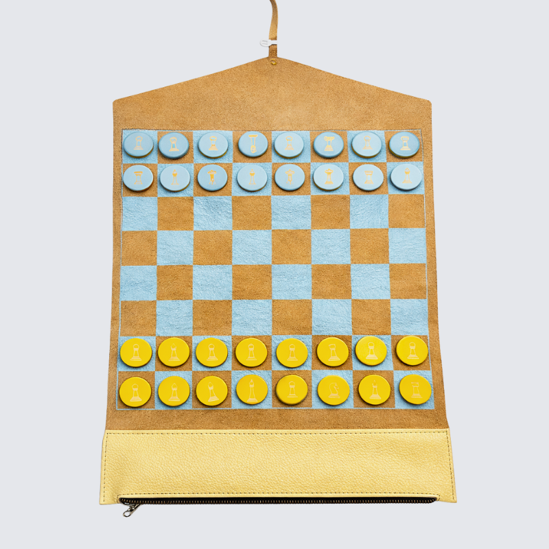 Leather Chess Set