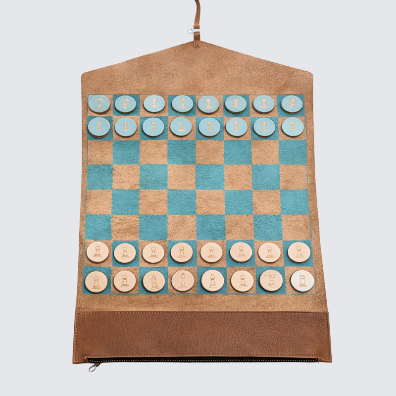 Leather Chess Set