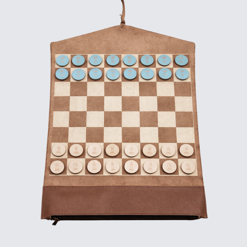 Leather Chess Set
