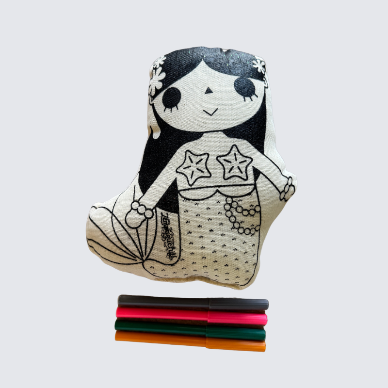 Amigo Lavable Mermaid – Washable Coloring Friend