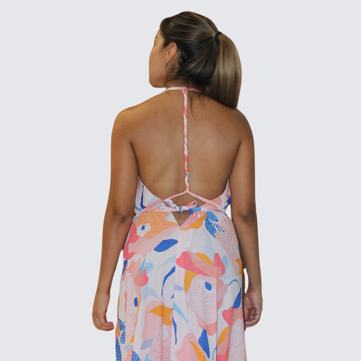 Noosa Maxi Dress · Coral Bloom