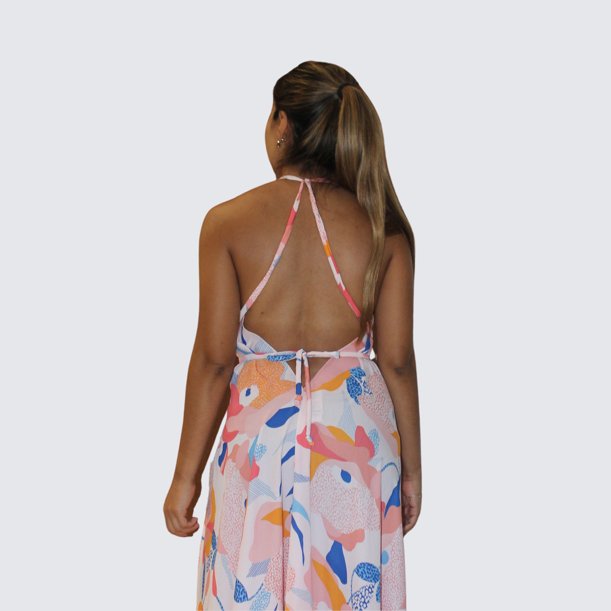 Noosa Maxi Dress · Coral Bloom