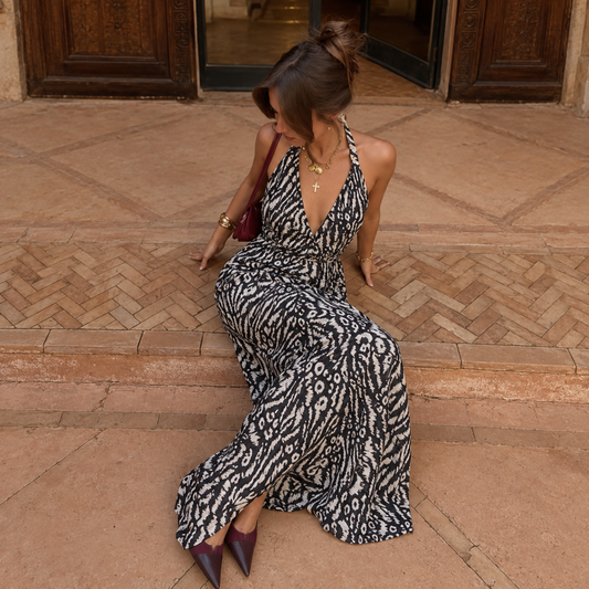 Noosa Maxi Dress · Black Wildcat