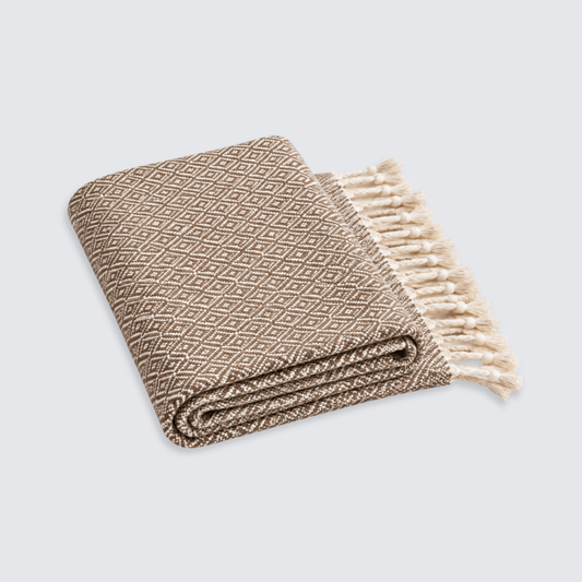 Earth Rhombus Turkish Throw