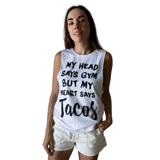 Taco Tank - White