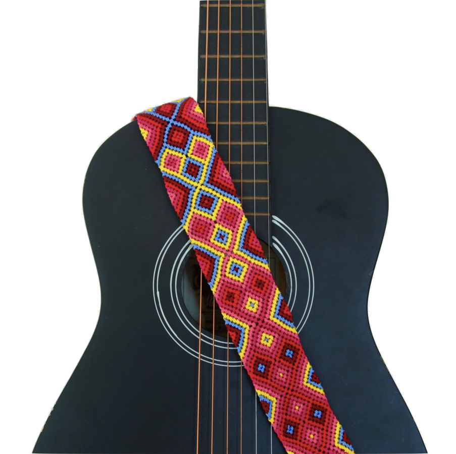 Mai Tai Guitar Strap – Eclectic Array - Nevis / Mexico