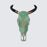 Beaded Huichol Skull N56