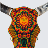 Beaded Huichol Skull N57