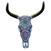 Beaded Huichol Skull N43