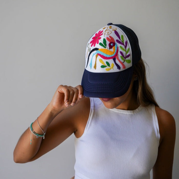 Otomi Embroidered Hat